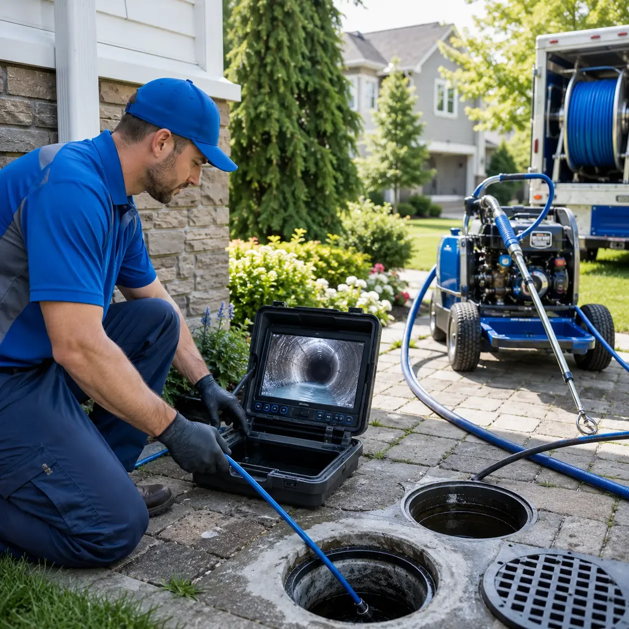Outdoor drain cleaning professionals serving Gravette, AR